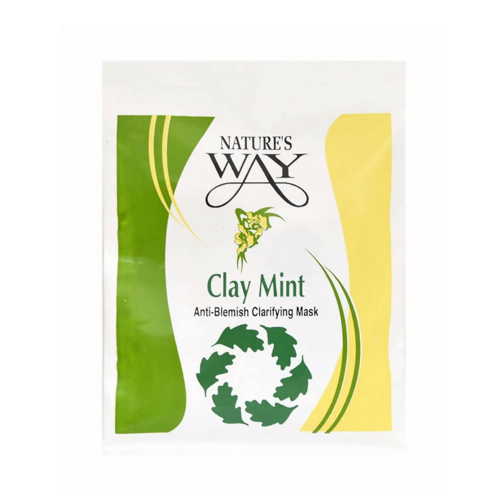 Nature's Way Clay Mint Clarifying Face Mask - Distacart