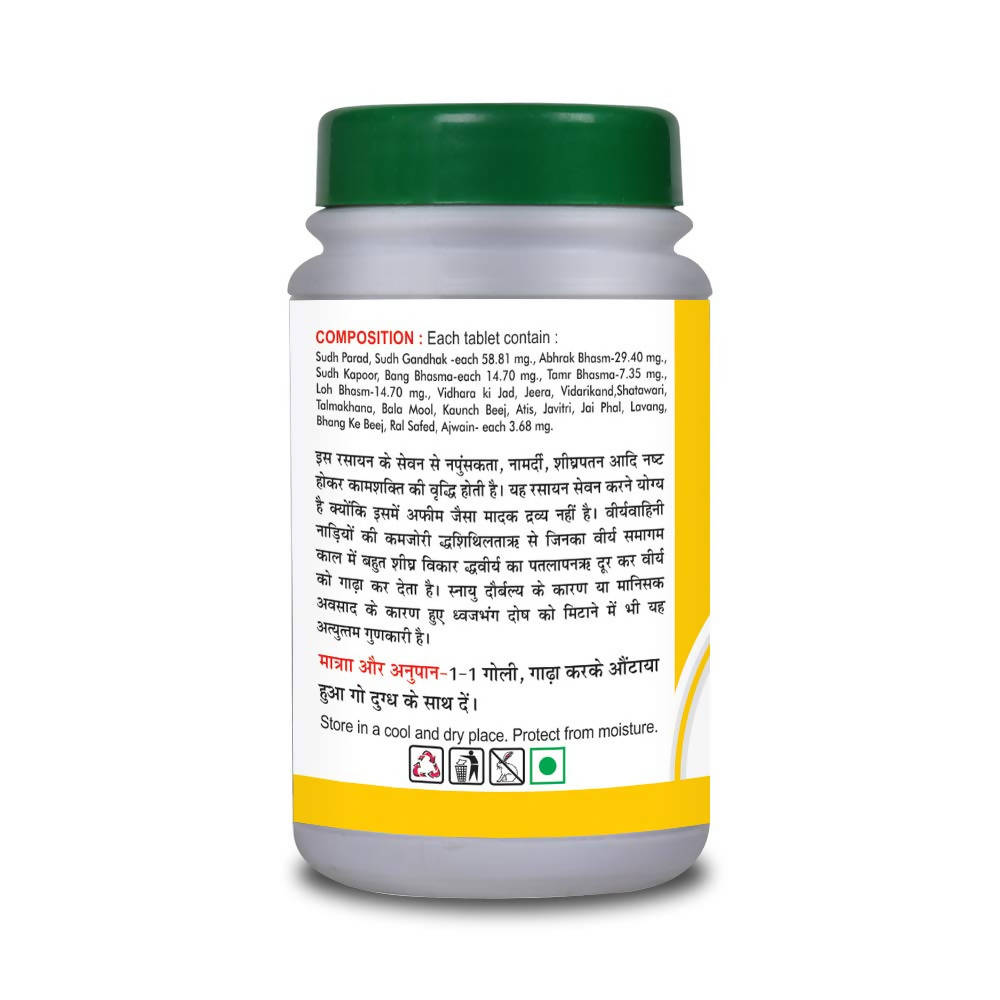 Basic Ayurveda Manmath Ras Tablets Ingredients