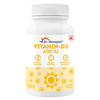 Dr. Morepen Vitamin D3 600 IU Capsules - Distacart