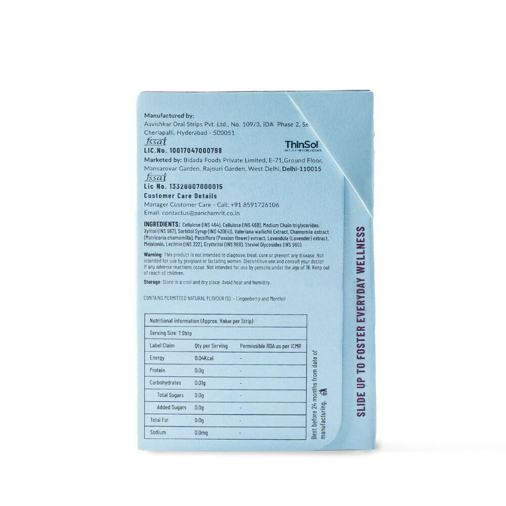 Panchamrit Melting Strips for Sleep-Exotic Berry Flavor - Distacart