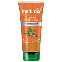 Thumbnail for Medimix Ayurvedic Anti Tan Face Wash with Aloe Vera & Tanaka - Distacart