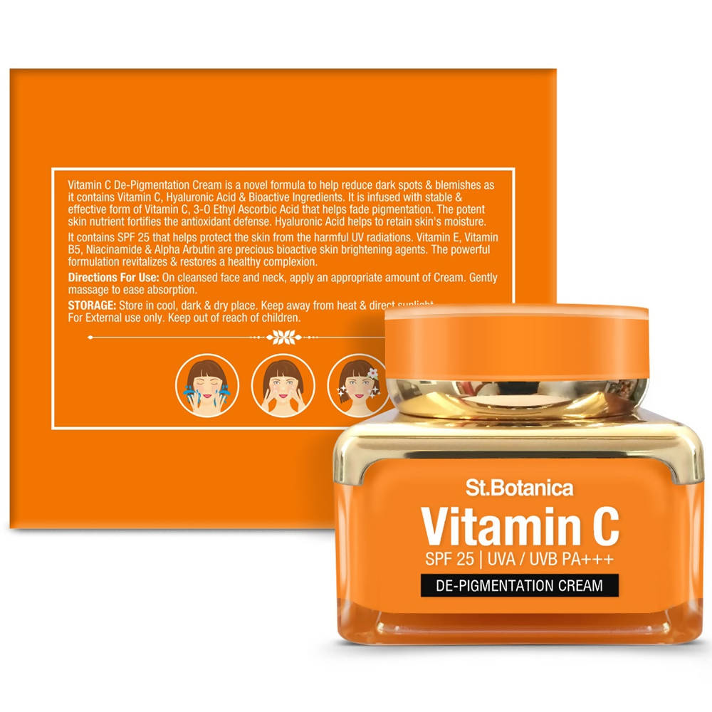 St.Botanica Vitamin C, E & Hyaluronic Acid De-Pigmentation Cream