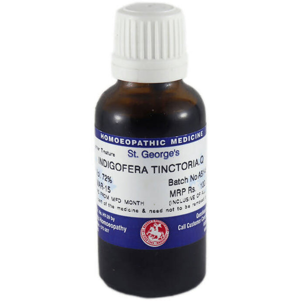 St. George's Homeopathy Indigofera Tinctoria Mother Tincture Q - Distacart