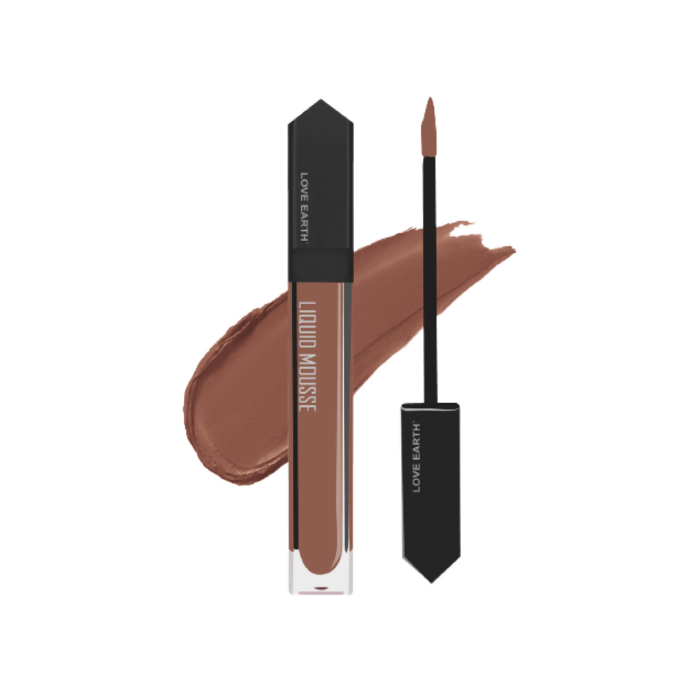 Love Earth Liquid Mousse Lipstick - Holiday Coffee - Distacart