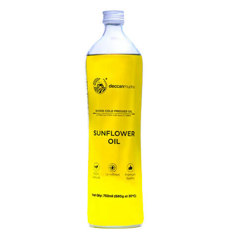 Deccanmudra Wood Cold Pressed Sunflower Oil - Distacart