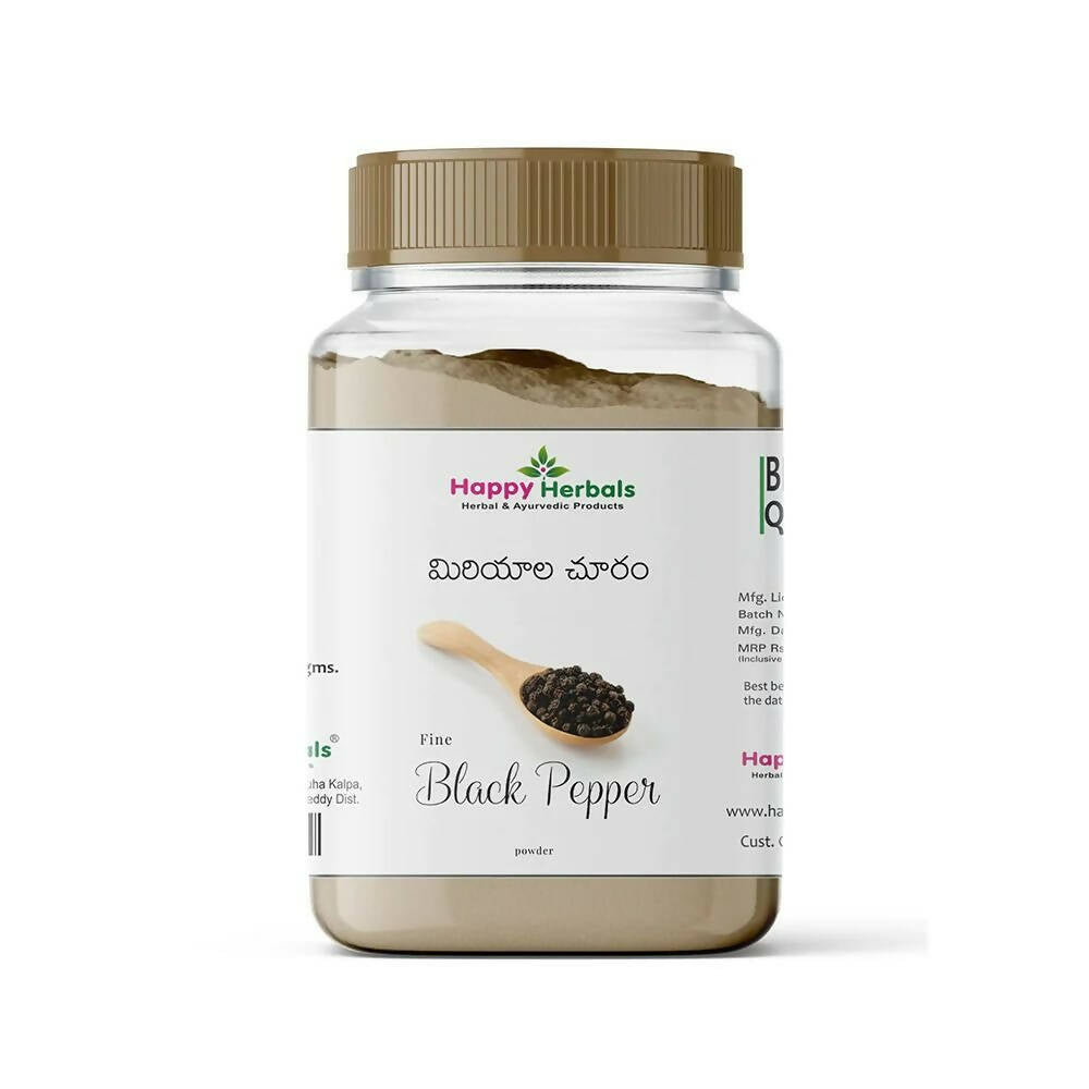 Happy Herbals Black Pepper Powder - Distacart