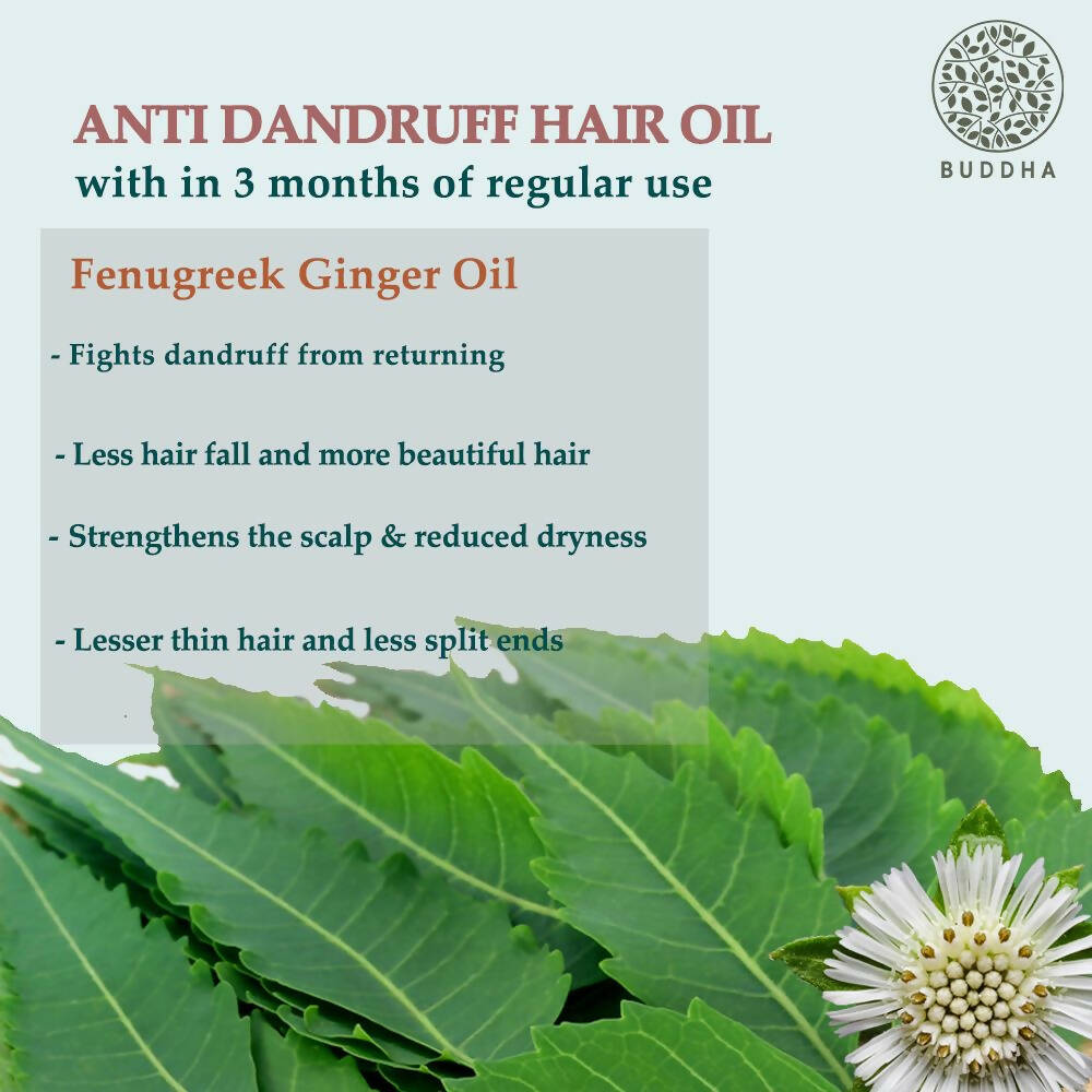 Buddha Natural Dandruff Hair Oil - Distacart