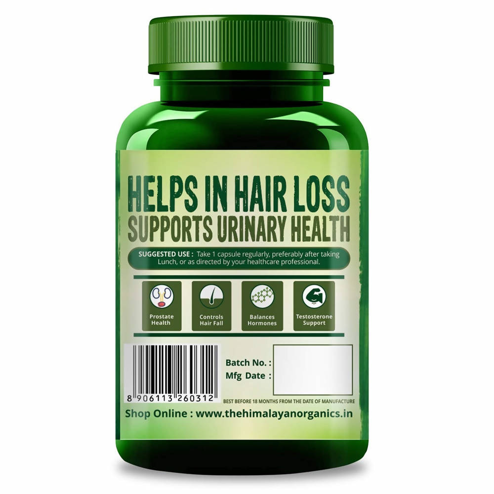 Himalayan Organics Saw Palmetto Controls Hair Loss: 60 Capsules