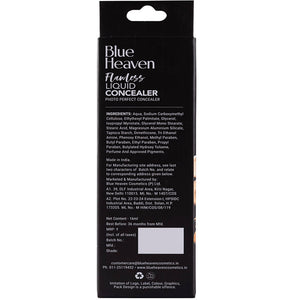 Blue Heaven Flawless Liquid Concealer Cream 16 gm