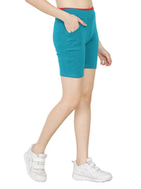 Thumbnail for Asmaani Turquoise Color Short Pant with Two Side Pockets