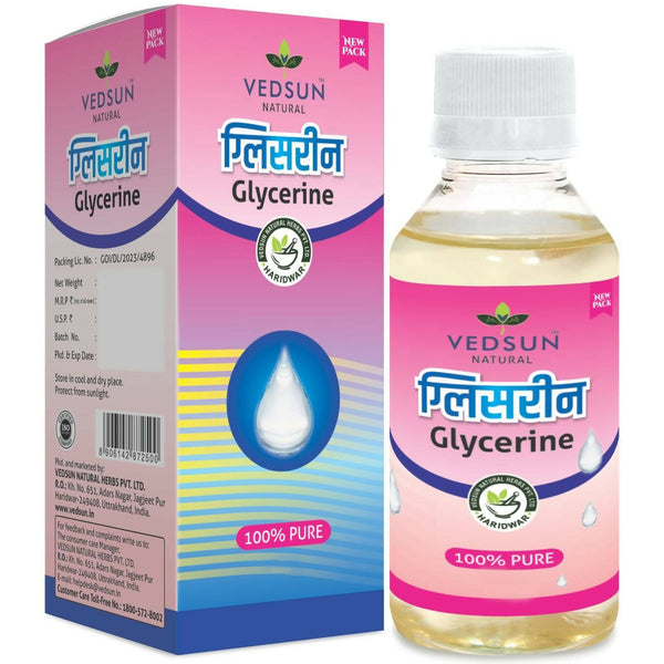 Vedsun Naturals Glycerine Liquid Pure and Unscented for Soft And Moisturize Skin - Distacart