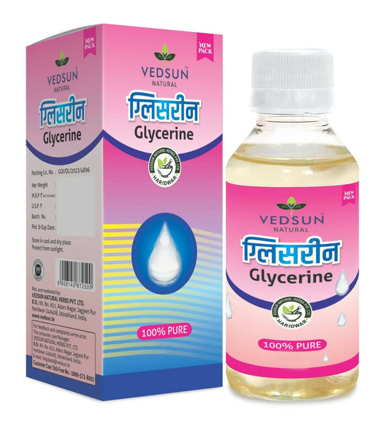 Vedsun Naturals Glycerine Liquid Pure and Unscented for Soft And Moisturize Skin - Distacart