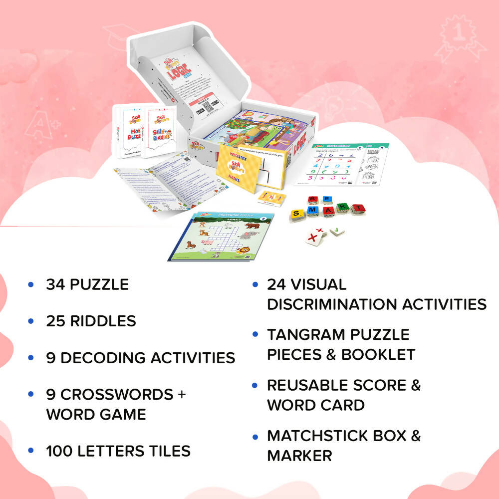 ClassMonitor Skill Booster Brain Development Puzzle Solving Learning Kit - Distacart