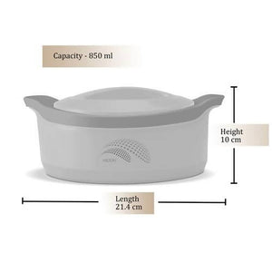 Milton New Marvel 1000 Inner Steel Casserole For Roti/Chapati - Brown Color