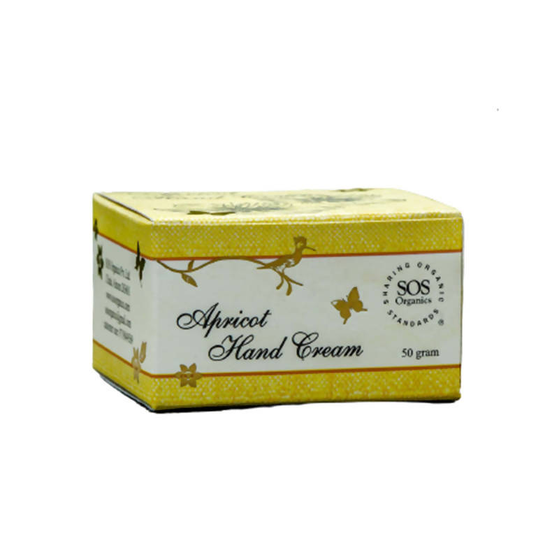 SOS Organics Apricot Hand Cream - Distacart
