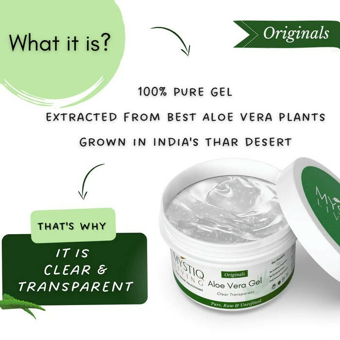 Mystiq Living Originals Aloe Vera Gel - Distacart