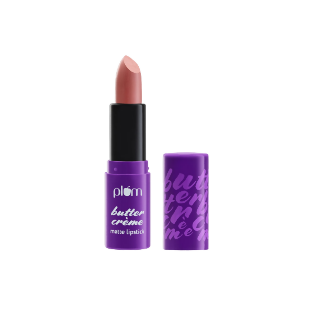 Plum Butter Crème Matte Lipstick Nude Bloom - 121 (Pink Nude) - Distacart