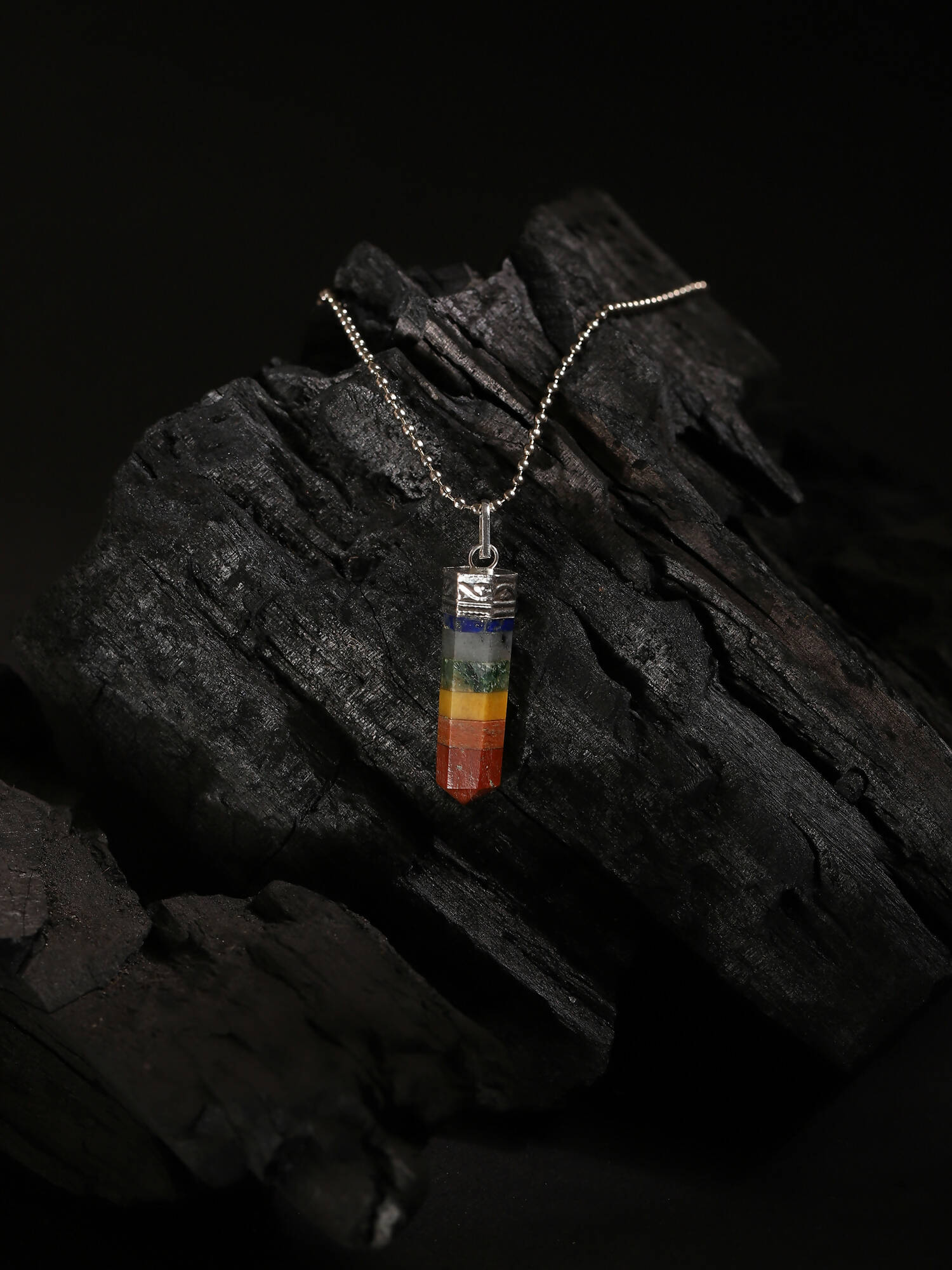 Silver-Plated Necklace - Ruby Raang - Distacart