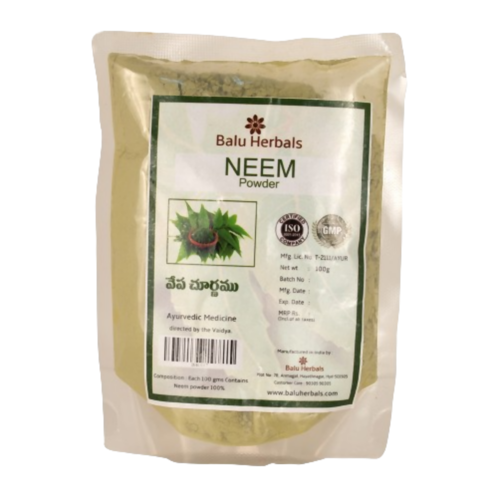 Balu Herbals Neem (Vepa) Powder - Distacart