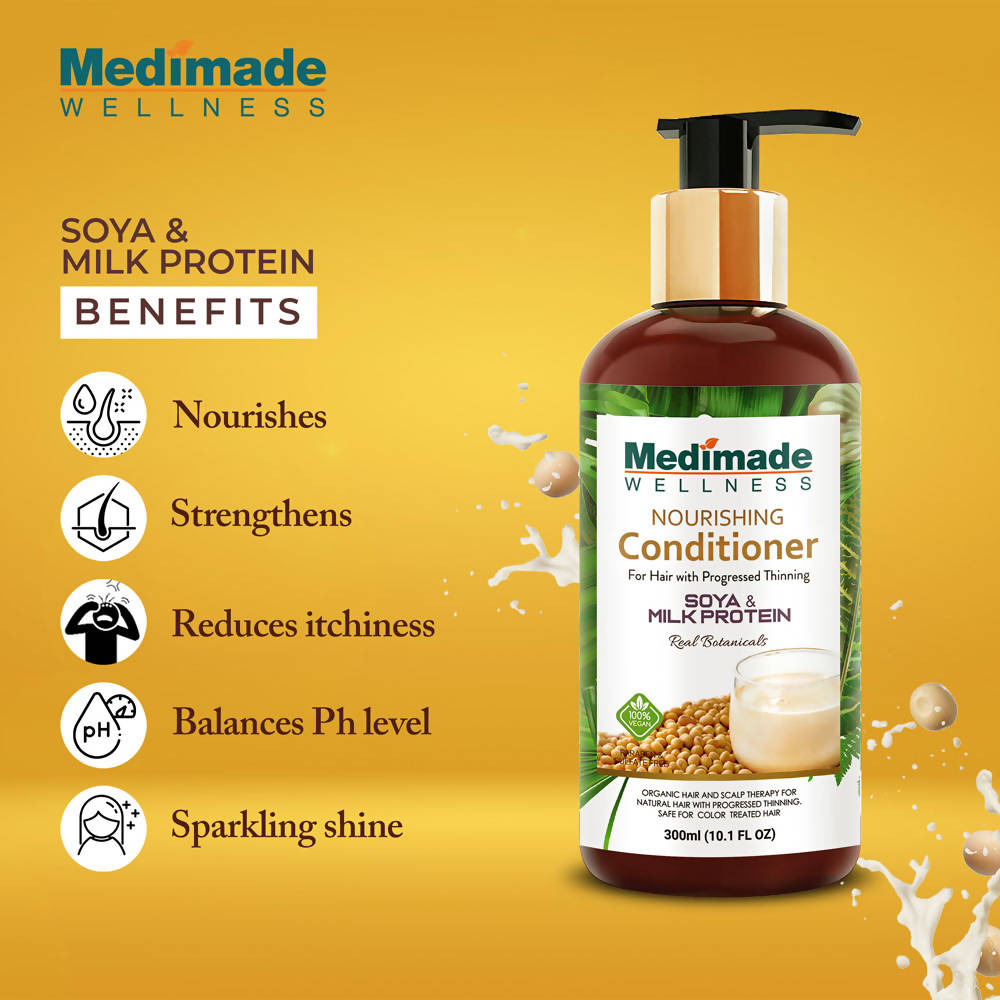 Medimade Wellness Nourishing Conditioner With Soya & Milk Protein - Distacart