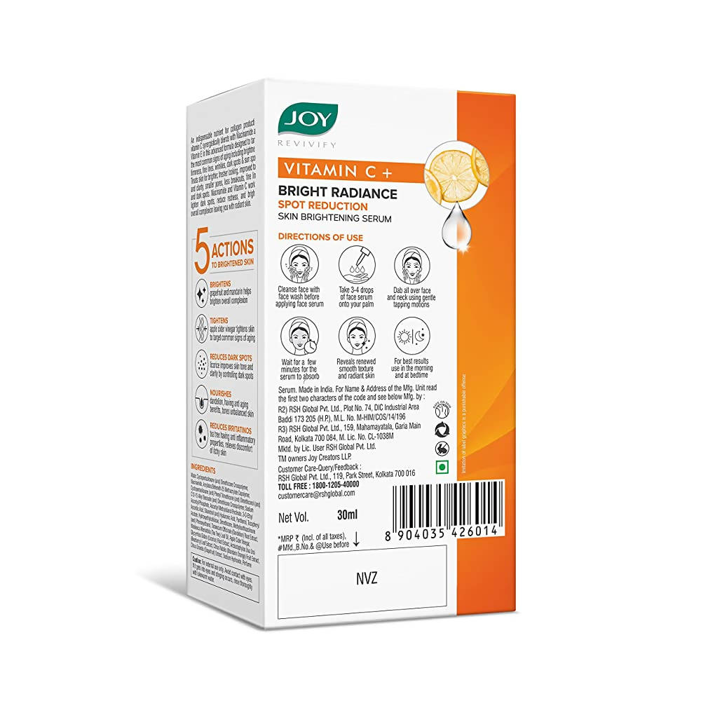 Joy Revivify Vitamin C+ Skin Brightening Serum - Distacart
