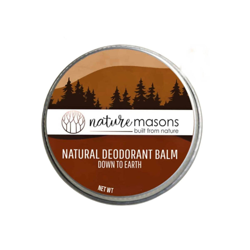 Nature Masons Down to Earth Natural Deodorant Balm - Distacart