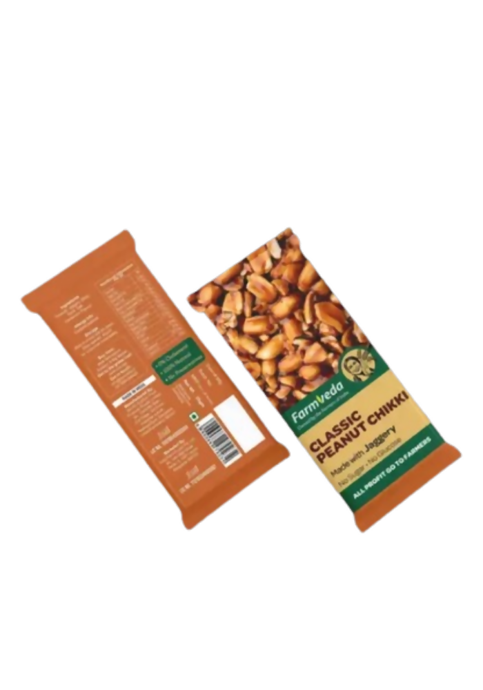 Farmveda Classic Peanut Chikki-Made With Jaggery - Distacart