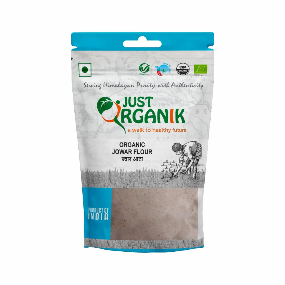 Just Organik Jowar Flour (Jowar Aata) - Distacart