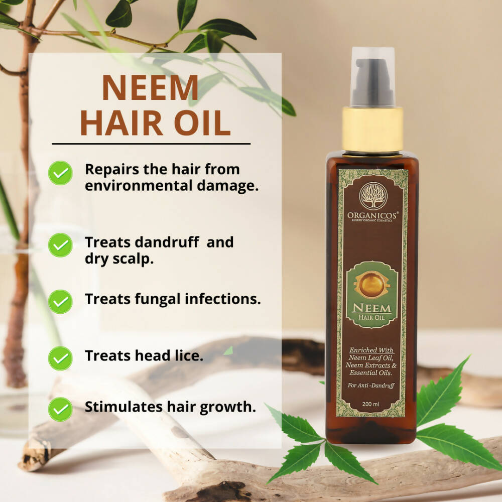 Organicos Neem Hair Oil - Distacart