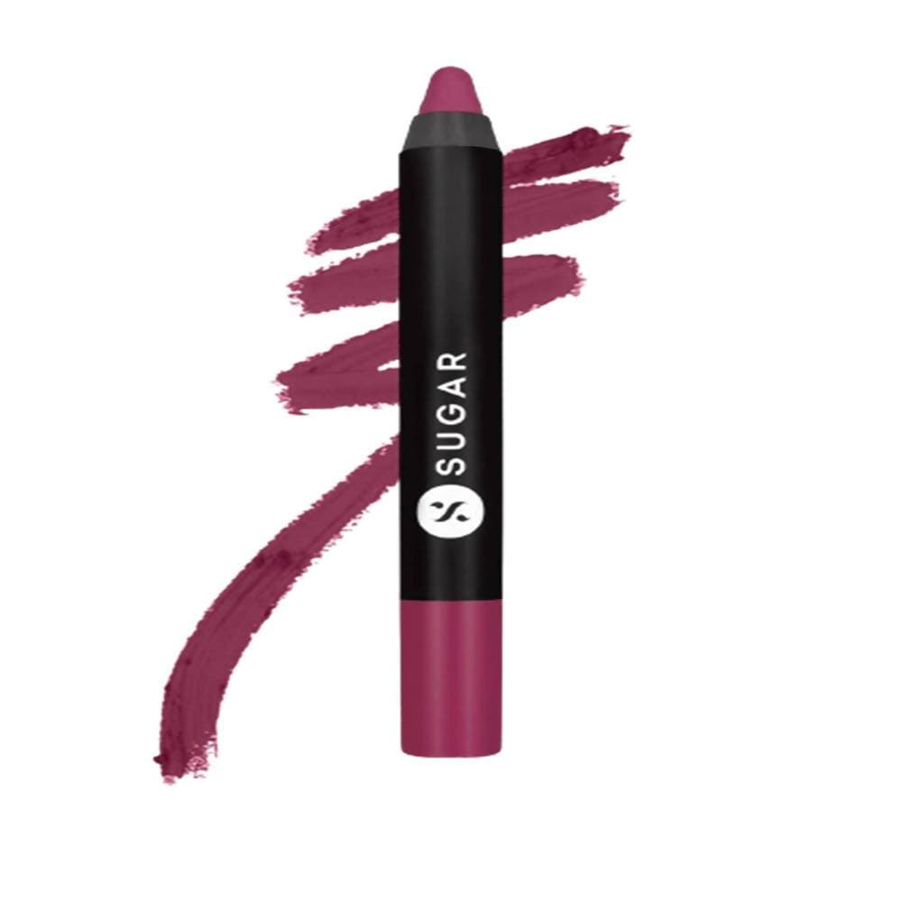 Sugar Matte As Hell Crayon Lipstick - Miss Rosa (Dusky Rose) - Distacart