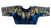Vamika Beautiful Blue Banglori Silk Embroidery Blouse - Distacart