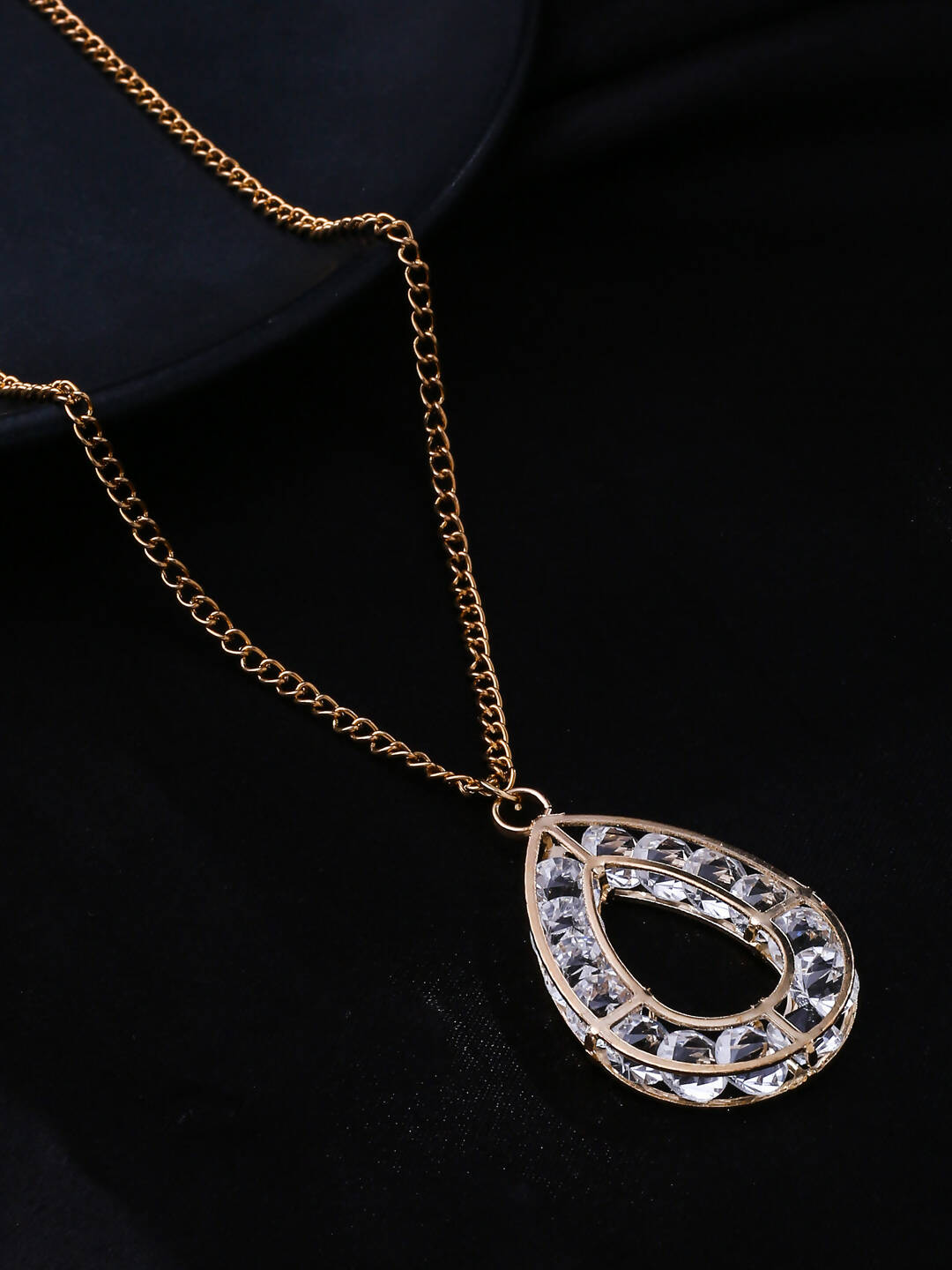 NVR Women Gold-Plated Oxidised Bohemian Necklace - Distacart
