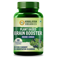 Thumbnail for Himalayan Organics Plant-Based Brain Booster Supplement Capsules