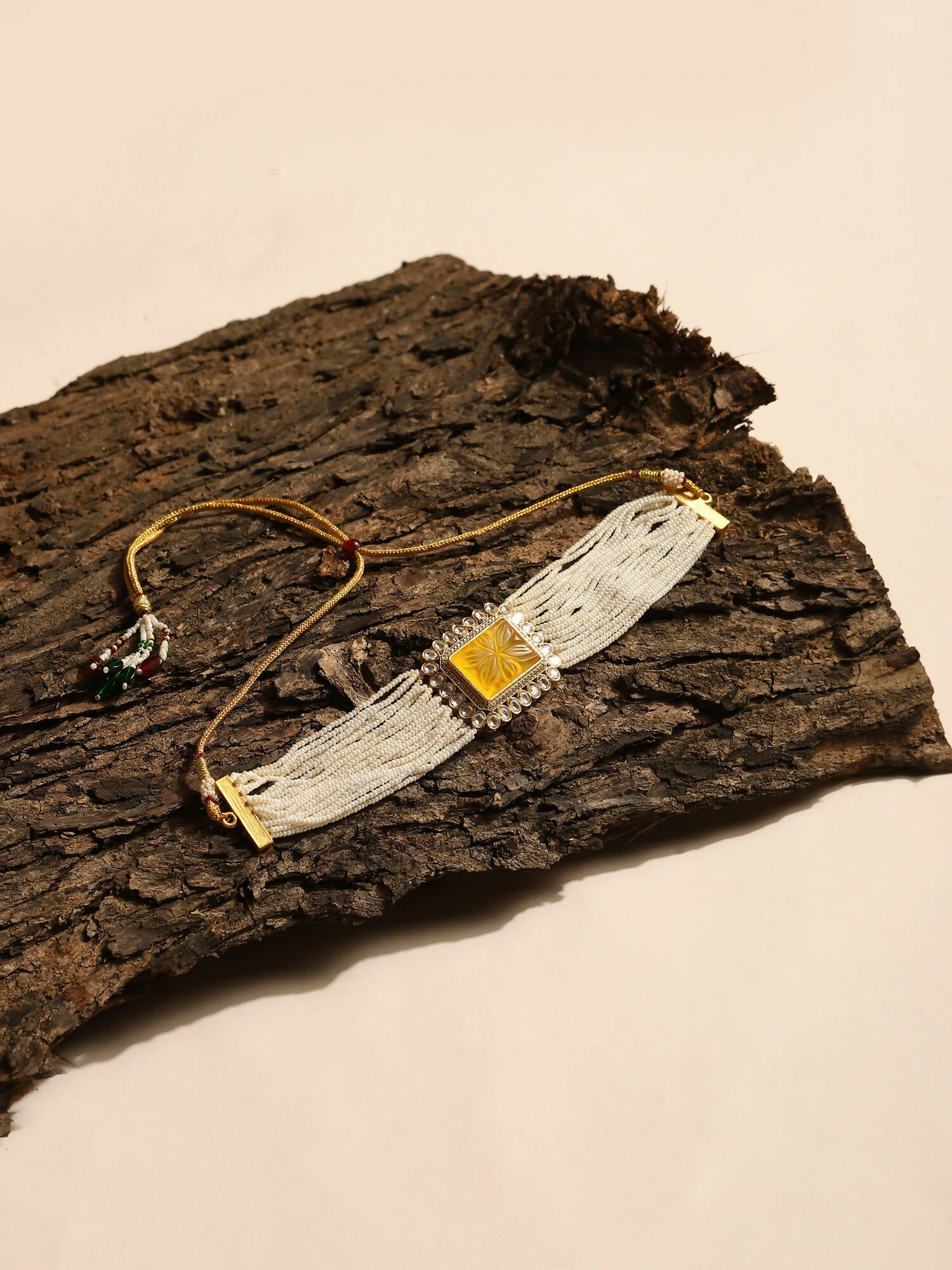 Women's Gold-Plated Necklace - Ruby Raang - Distacart