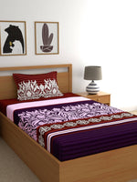 Thumbnail for My Room Adults Ethnic Motifs 140 TC Bedsheet with Pillow Covers - Distacart