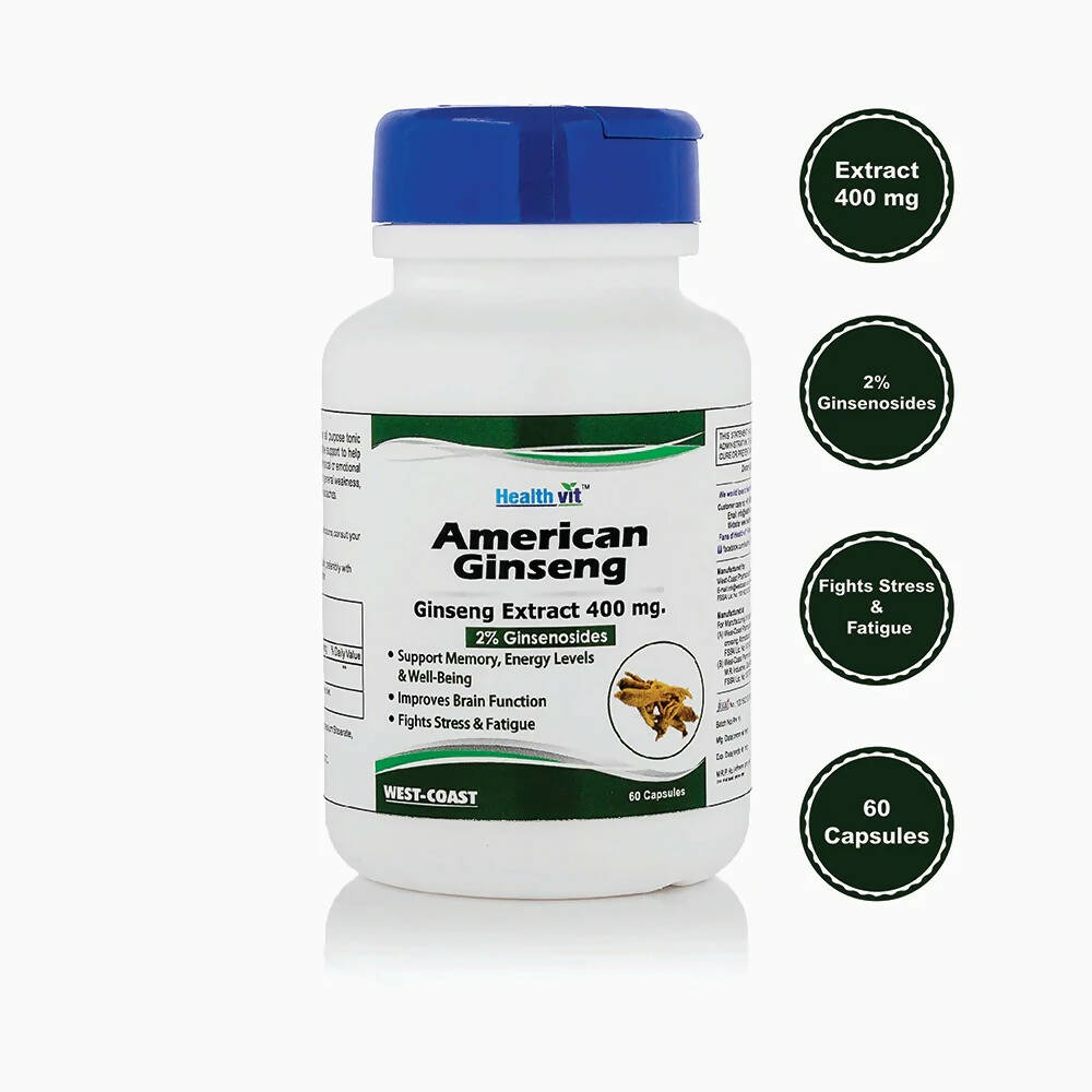 Healthvit American Ginseng Capsules - Distacart