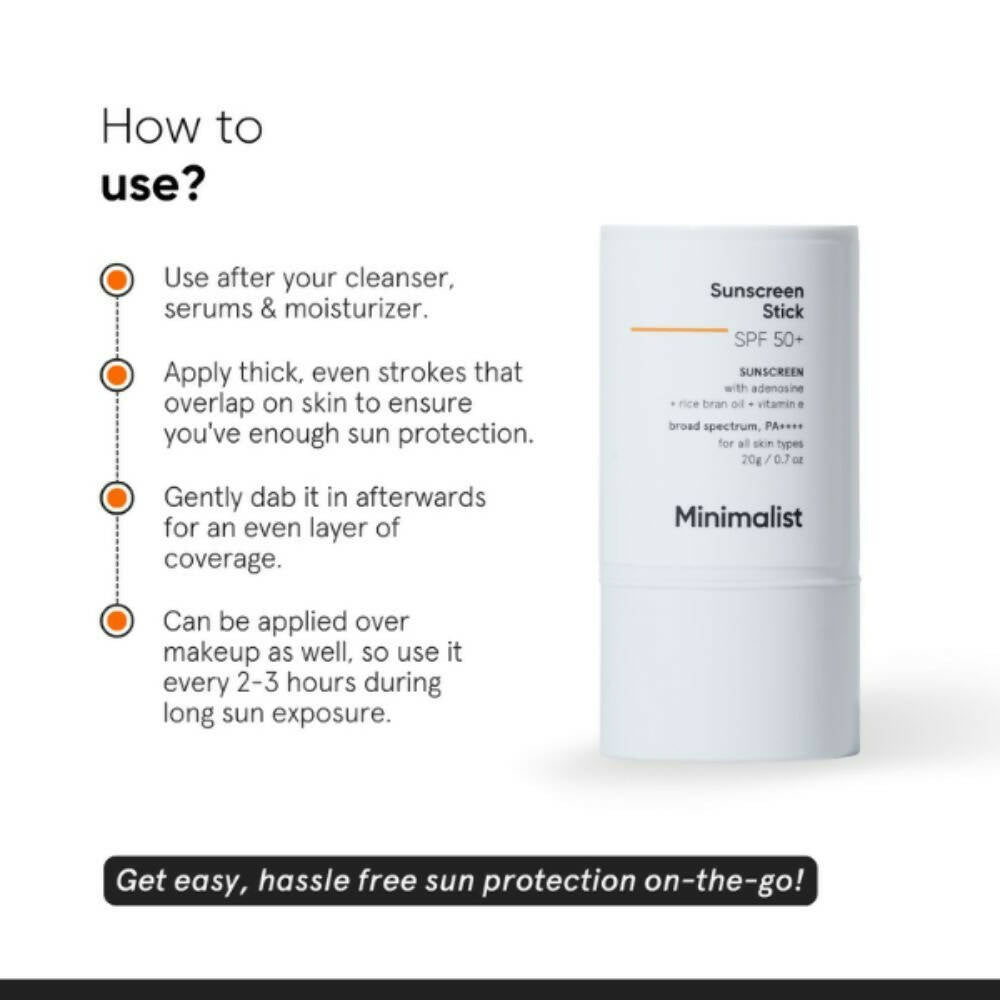 Minimalist SPF 50 Sunscreen Stick - Distacart