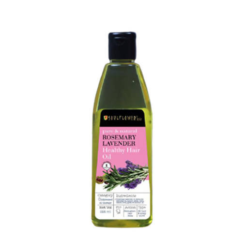 Soulflower Pure &amp; Natural Rosemary Lavender Healthy Hair Oil