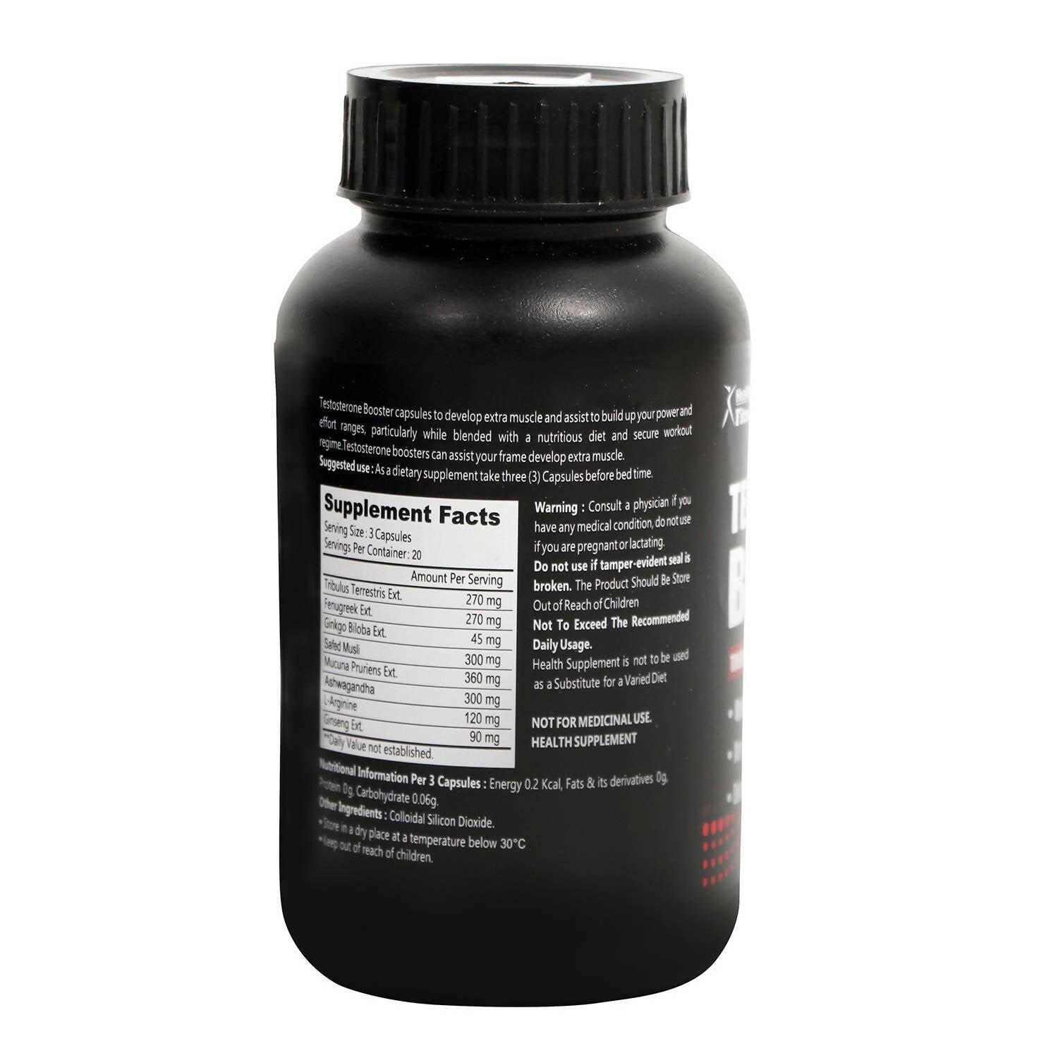 Healthvit Testosterone Booster Capsules - Distacart