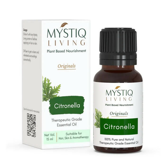 Mystiq Living Originals Citronella Essential Oil - Distacart