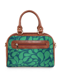 Thumbnail for Sabhyata Paisley - Satin Handbag With Detachable Sling 2 - Distacart