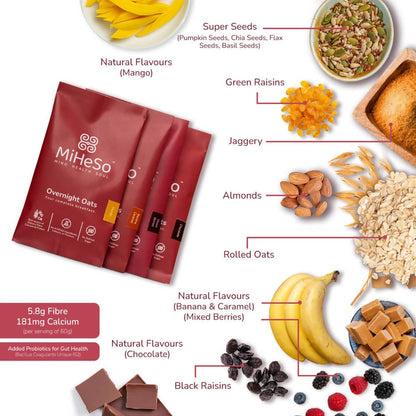 Open Secret MiHeSo Overnight Oats (Assorted) - Distacart