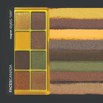 Faces Canada Magneteyes 8 in 1 Eyeshadow Palette - The Loyalists - Distacart