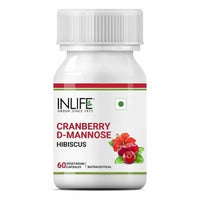 Thumbnail for Inlife Cranberry D-Mannose Hibiscus Capsules