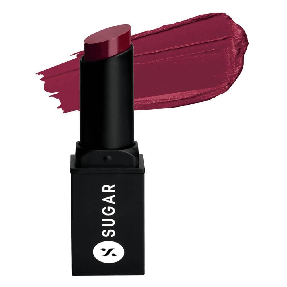 Sugar Never Say Dry Creme Lipstick - The Plum Diary (Vibrant Deep Berry) 