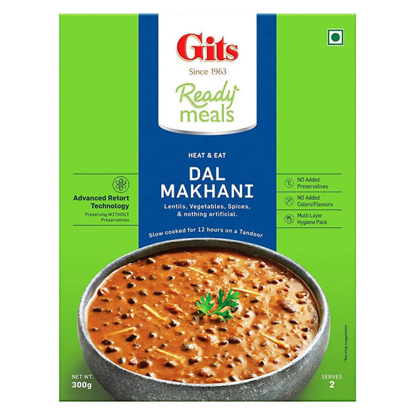 Gits Ready Meals Heat & Eat Dal Makhani - Distacart