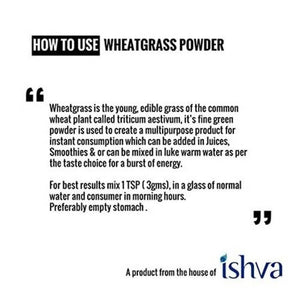 Ishva Wheatgrass Powder