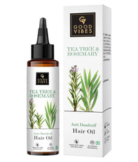 Thumbnail for Good Vibes Tea Tree & Rosemary Anti Dandruff Hair Oil