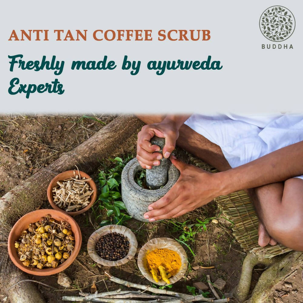 Buddha Natural Anti Tan Coffee Scrub - Distacart