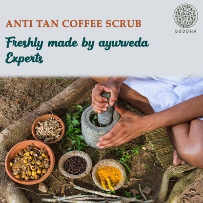 Buddha Natural Anti Tan Coffee Scrub - Distacart